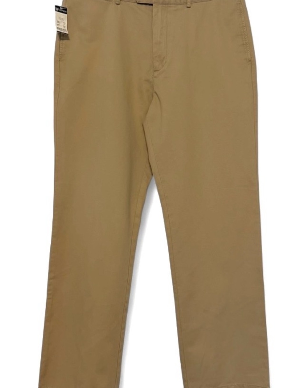 Cremieux Mens Slim Fit Comfort Stretch Chino Tapered Leg Pants Beige 36x32 New